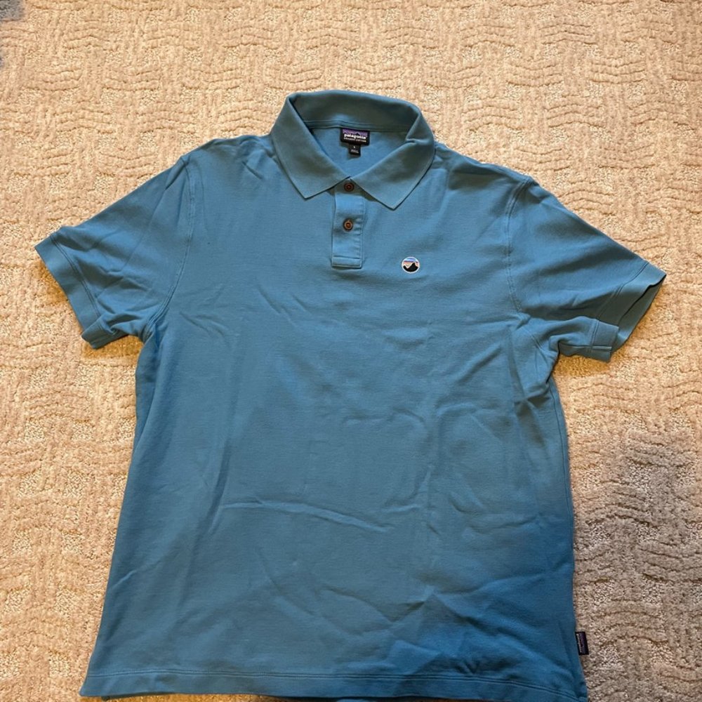 Blue Pique Patagonia Polo